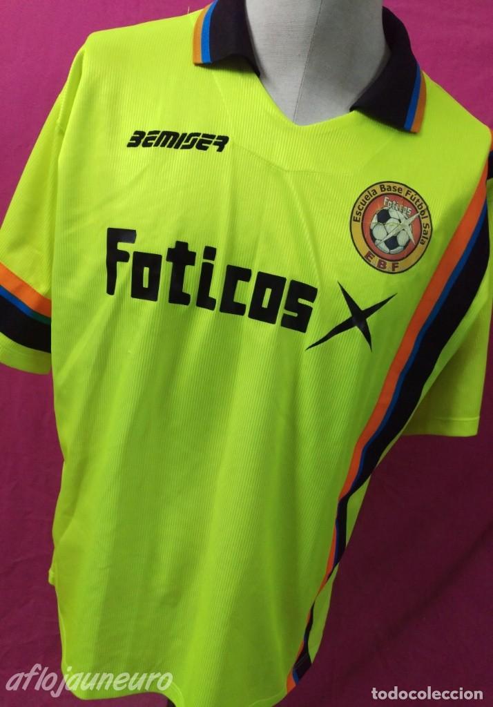 Sports collectibles: CAMISETA FUTBOL SALA ORIGINAL BEMISER FOTICOS ZARAGOZA JUGADOR TITO GARCIA SANJUAN