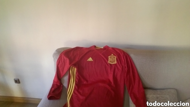 Sports collectibles: Camiseta selecci&oacute;n Espa&ntilde;a 2016- 2017.talla L. Como nueva.