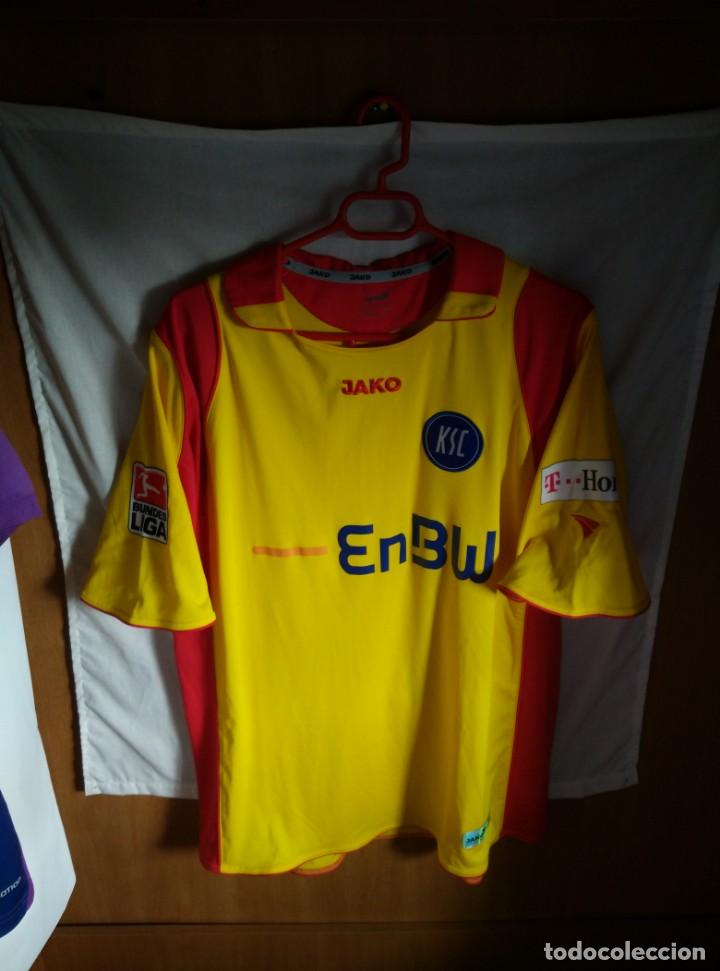 Coleccionismo deportivo: Original | Camiseta de Futbol | Talla XXL | Karlsruher SC - 30 HAJNAL - match worn