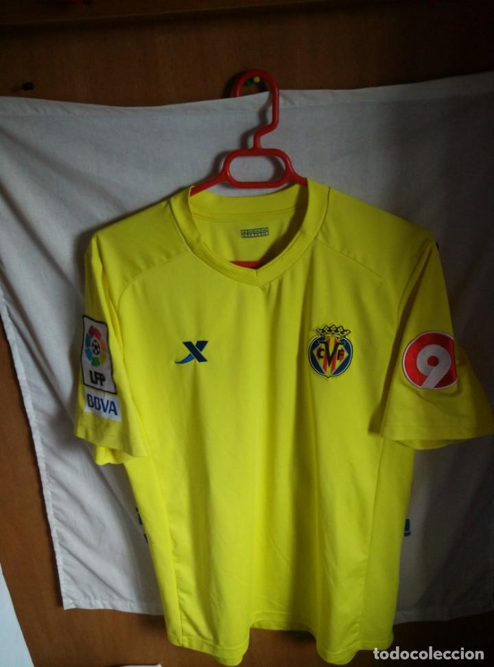 Coleccionismo deportivo: Original | Camiseta de Futbol | Talla XL | Villarreal CF - 23 DORIAN DERVITE - MATCH WORN