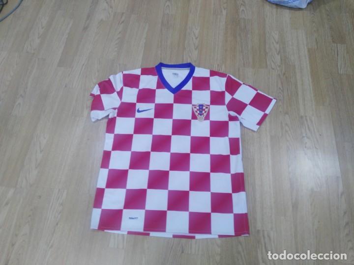 Sports collectibles: antigua camiseta de croacia  talla l