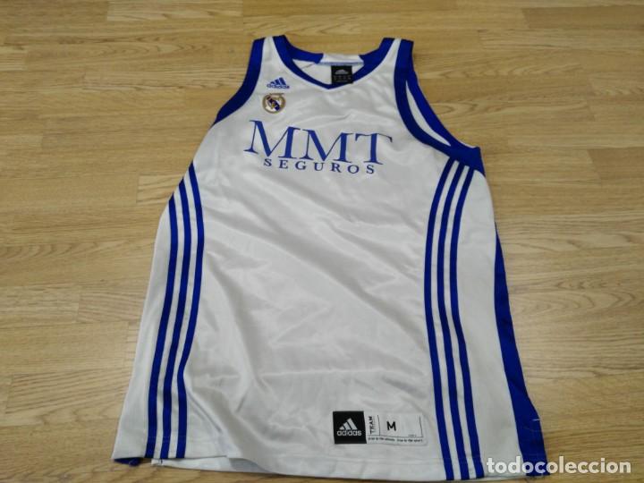 Sports collectibles: ANTIGUA CAMISETA DEPORTIVA  DEL  REAL MADRID  MMT SEGUROS