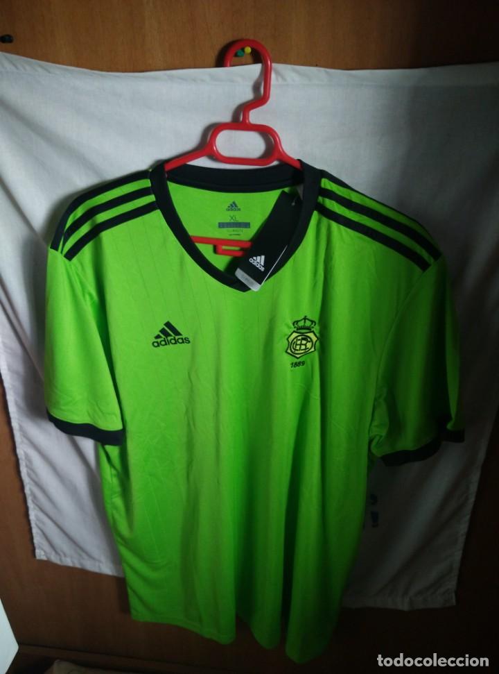 Collezionismo sportivo: Nueva a estrenar y Original | Camiseta de Futbol | Talla XL | Recreativo de Huelva