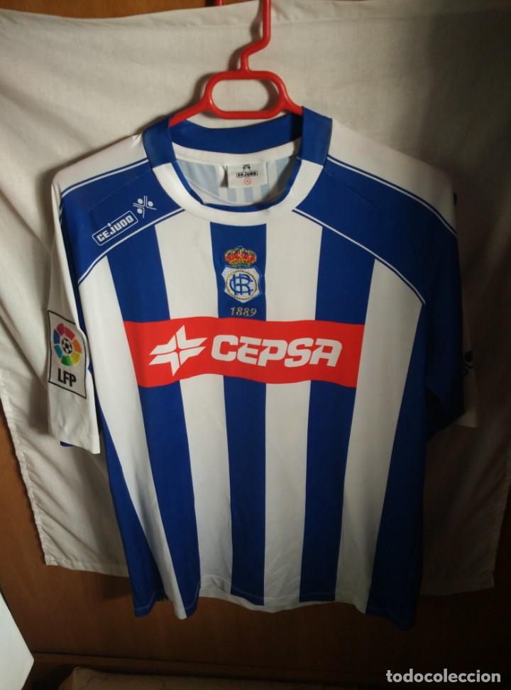 Coleccionismo deportivo: Original | Camiseta de Futbol | Talla XL | Recreativo de Huelva - 5 MARIO ABRANTE - Match Worn