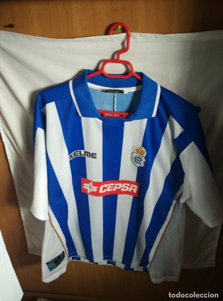 Coleccionismo deportivo: Original | Camiseta de Futbol | Talla XL | Recreativo de Huelva - 18 DAVID GALLEGO - Match Worn