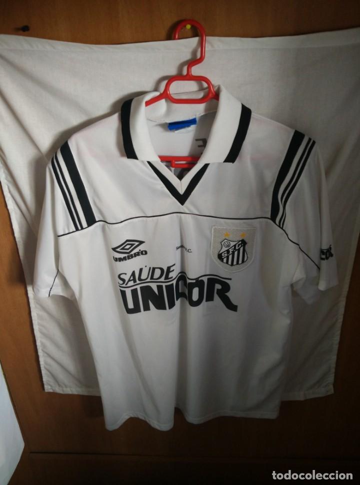 Coleccionismo deportivo: Original | Camiseta de Futbol | Talla L | Santos FC - #10