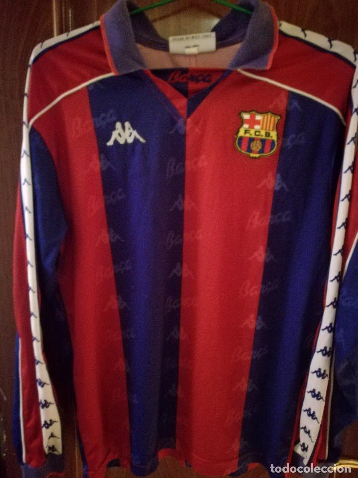 Fc Barcelona Kappa M Long Camiseta Futbol Footb Sold Through Direct Sale 150570350