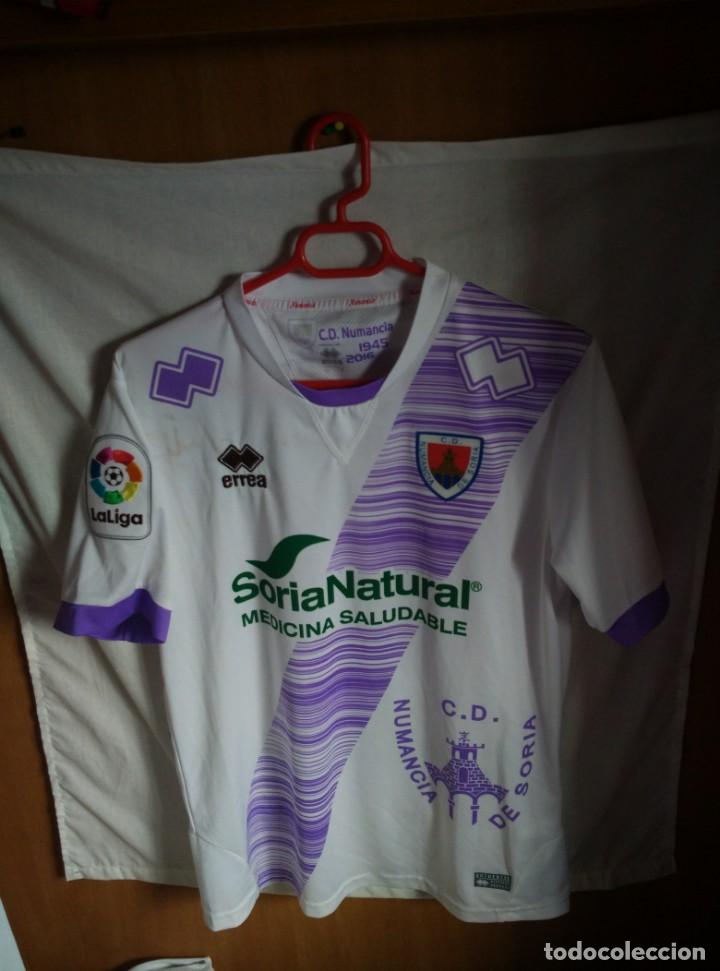 Sports collectibles: Original | Camiseta de Futbol | Talla L | Numancia - #17 UNAI MEDINA - MATCH WORN