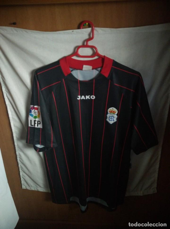 Coleccionismo deportivo: Original | Camiseta de Futbol | Talla L | Recreativo de Huelva - 21 AITOR TORNAVACA - MATCH WORN