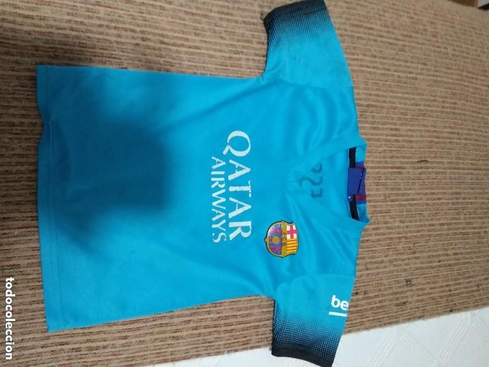 Colecionismo desportivo: CAMISETA BARCELONA / MESSI / NI&Ntilde;O 4
