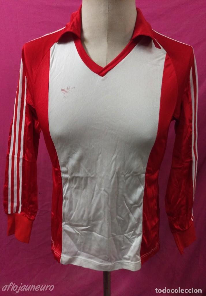 Sports collectibles: Rara camiseta futbol original ADIDAS vintage