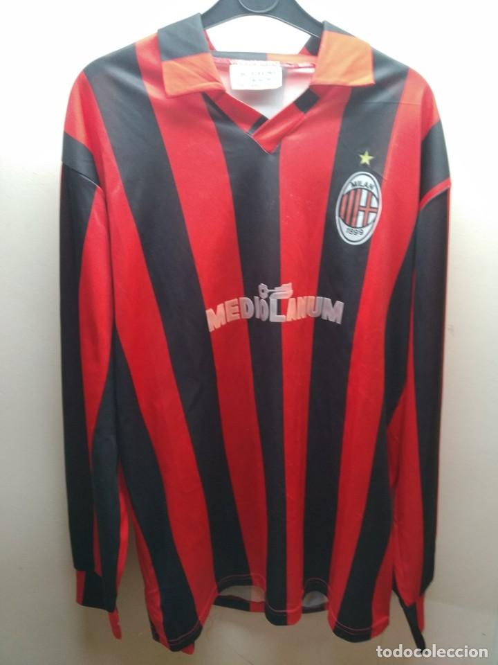 Colecionismo desportivo: CAMISETA MILAN 1992 NO OFICIAL TALLA 6