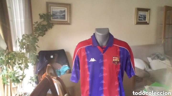 Colecionismo desportivo: Camiseta FC Barcelona a&ntilde;os 90.talla L. Kappa.
