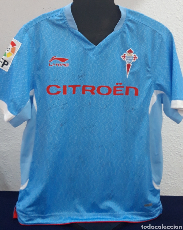 Camiseta Del Celta De Vigo Firmada Pero No Se Comprar Camisetas De Futbol En Todocoleccion 161109486