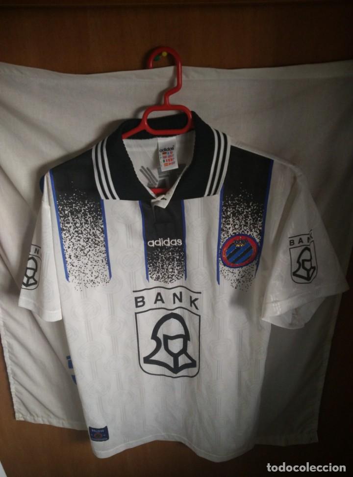 Coleccionismo deportivo: Original | Camiseta de Futbol | Talla S | Club Brugge - Brujas de los a&ntilde;os 90