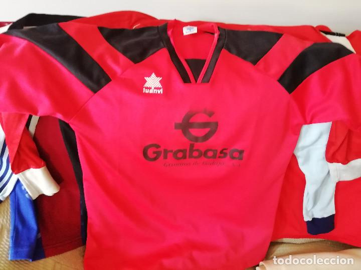 Collezionismo sportivo: CAMISETAS  ANTIGUAS  DE FUTBOL. LOTE  DE EQUIPOS  VARIADOS