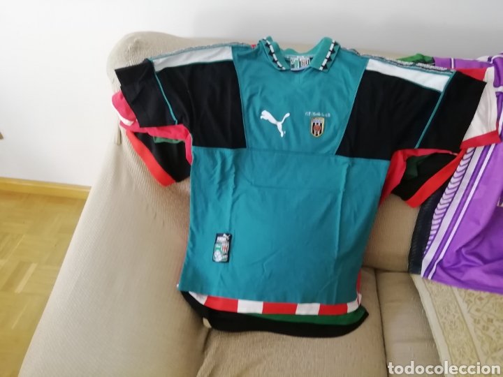 Colecionismo desportivo: Camisetas futbol equipos de Extremadura. Lote de 10.