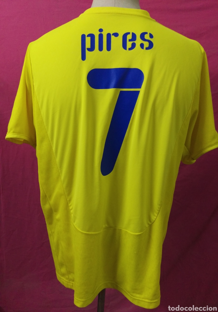 Colecionismo desportivo: Camiseta futbol original PUMA C.F. VILLAREAL jugador PIRES talla XL