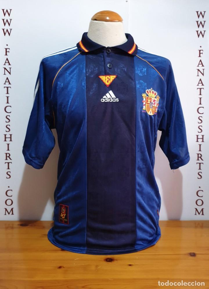camiseta futbol seleccion españa 1998 (l) away - Comprar Camisetas de ...