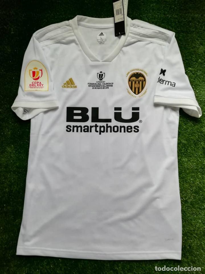 camiseta casa valencia cf final copa del rey 20 - Comprar Camisetas de  Fútbol en todocoleccion - 167561164