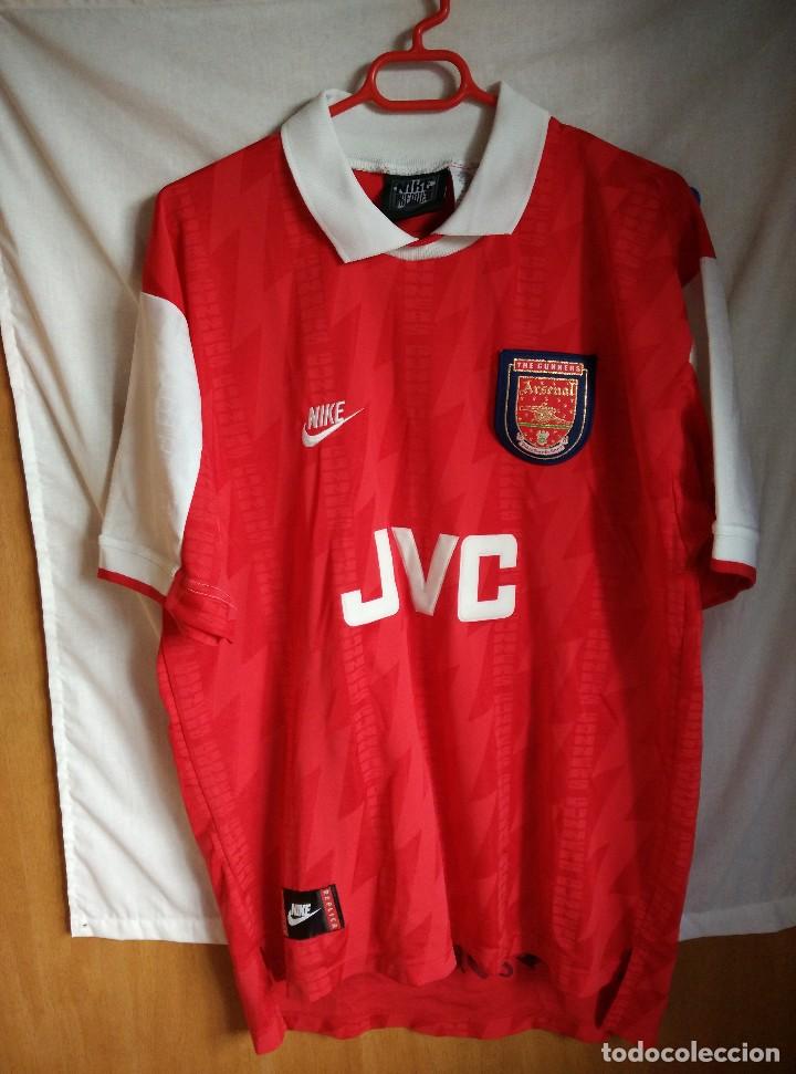 Coleccionismo deportivo: Original | Futbol | Talla L | Camiseta del Arsenal #10 Dennis Bergkamp a&ntilde;os 90