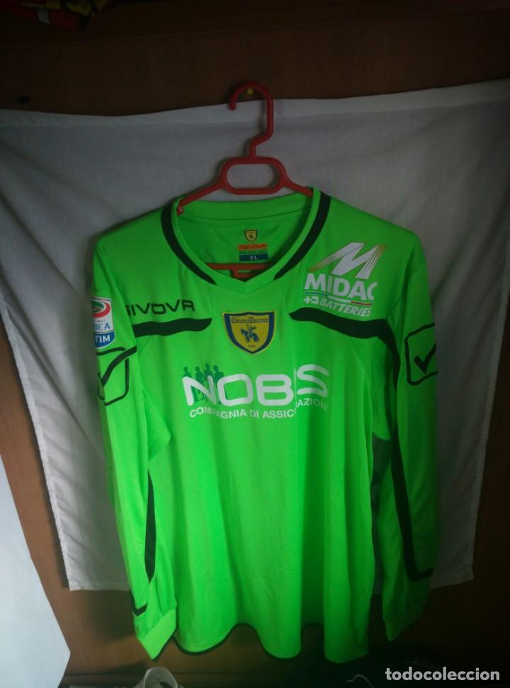 Coleccionismo deportivo: Original | Futbol | Talla XL | Camiseta | Chievo Verona #98 Alessandro Confente - MATCH WORN