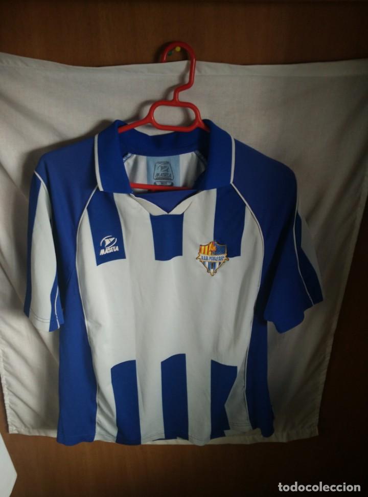 Coleccionismo deportivo: Original | Futbol | Talla M | Camiseta | UE Poble Sec (Barcelona) #9 - MATCH WORN