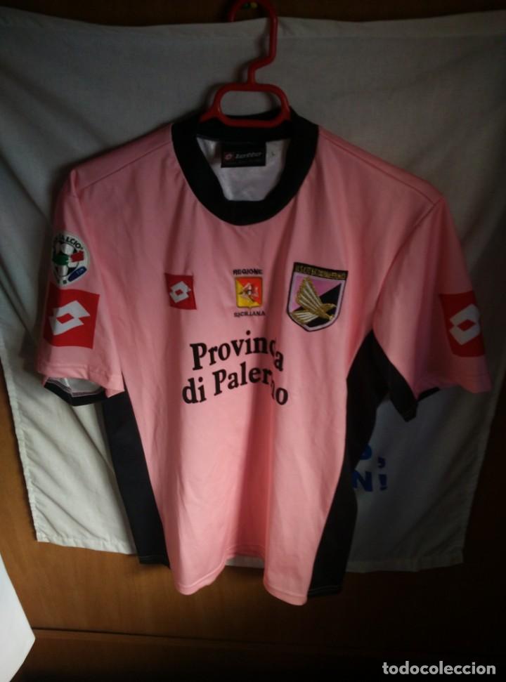 Coleccionismo deportivo: Original | Futbol | Talla L | Camiseta | Palermo #13 PIETRO ACCARDI - MATCH WORN
