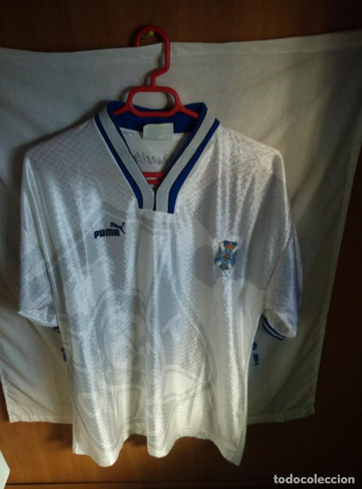 Coleccionismo deportivo: Original | Futbol | Talla L | Camiseta | CD Tenerife de los a&ntilde;os 90