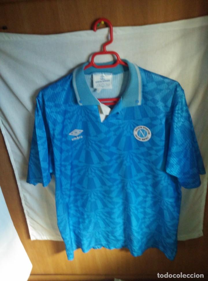 Coleccionismo deportivo: Original | Futbol | Talla L | Camiseta | Napoles de los a&ntilde;os 90