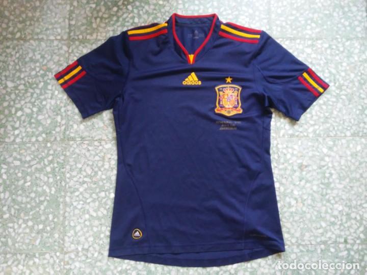 camiseta selección española conmemorativa final - football sur todocoleccion