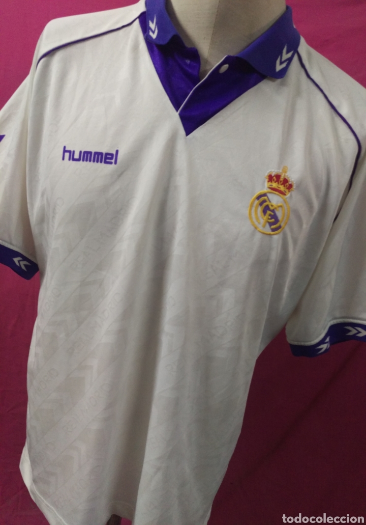 vintage camiseta futbol original hummel real ma - Comprar Camisetas de Fútbol en todocoleccion ...