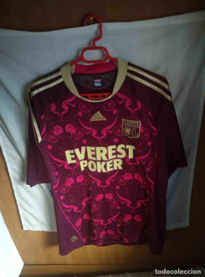 Sports collectibles: Original | Camiseta de Futbol | Talla L | Olympique de Lyonnais - Lyon