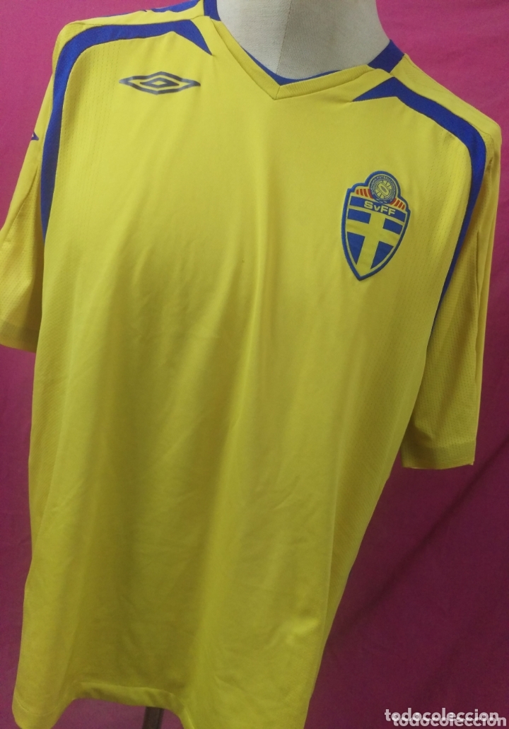 camiseta futbol original umbro. seleccion sueci - Comprar Camisetas de ...
