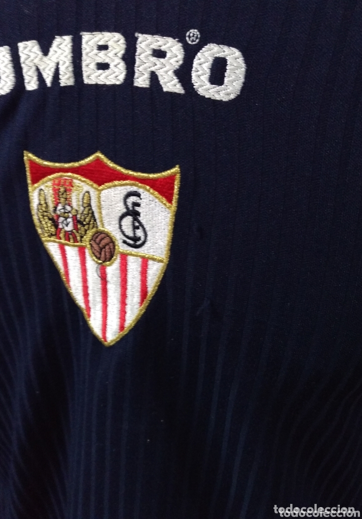Maillot Football Sevilla FC Saison 1996-97 Umbro - Taille M - Vintage Bebeto