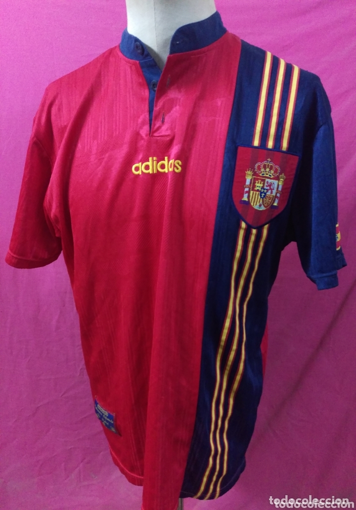 oxígeno Rebaño azafata camiseta vintage futbol original adidas selecci - Acheter Maillots de  Football dans todocoleccion - 173632558