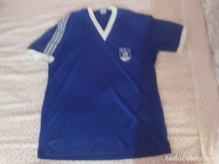 Coleccionismo deportivo: Antigua camiseta f&uacute;tbol ayamonte Punta Umbr&iacute;a huelva