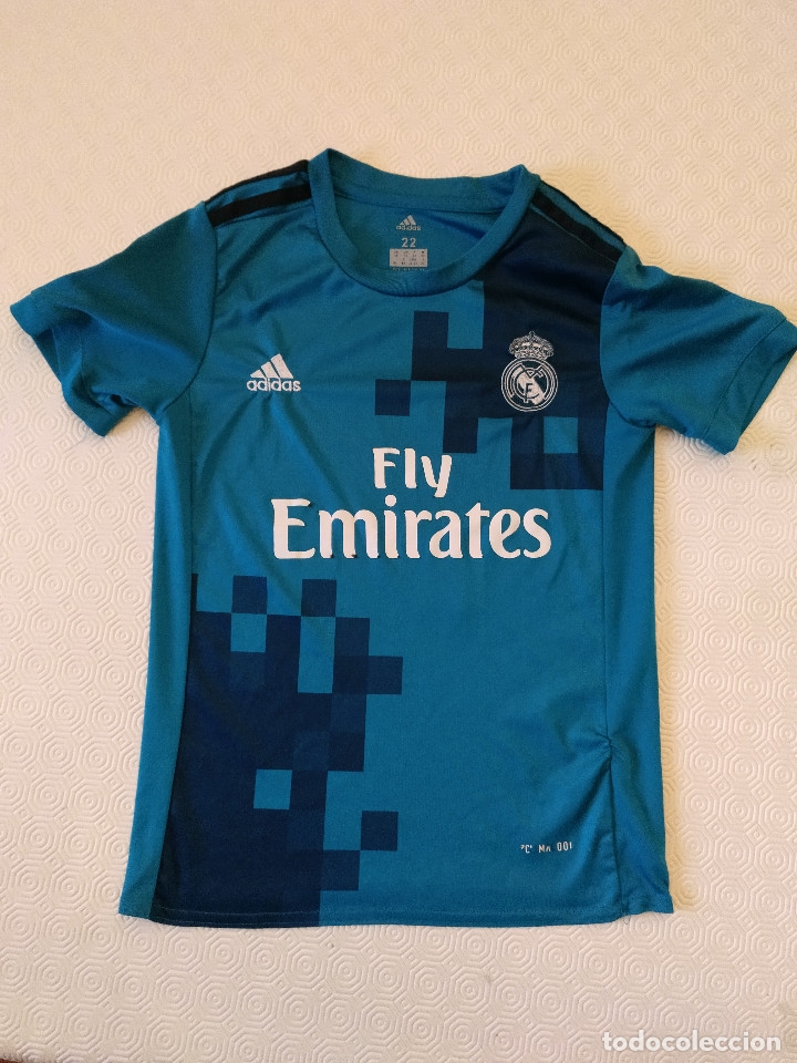 camiseta futbol niño real madrid. adidas dorsal - Acheter Maillots anciens  de football sur todocoleccion