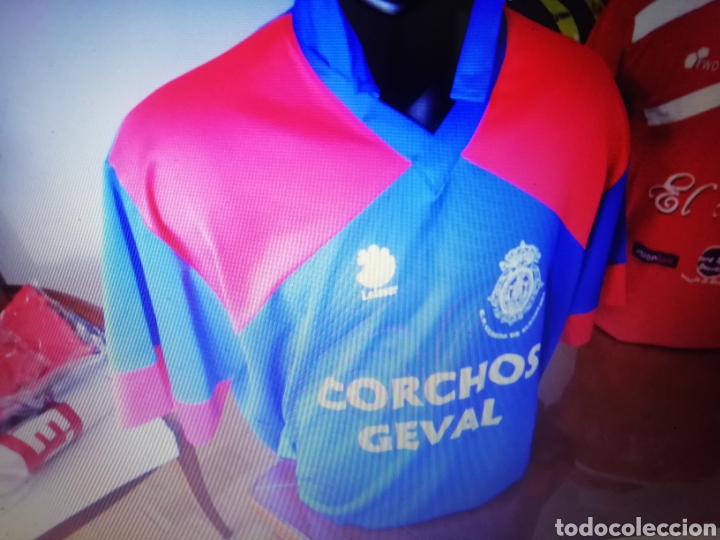 Coleccionismo deportivo: Camiseta f&uacute;tbol Cp Valencia alc&aacute;ntara C&aacute;ceres. Antigua