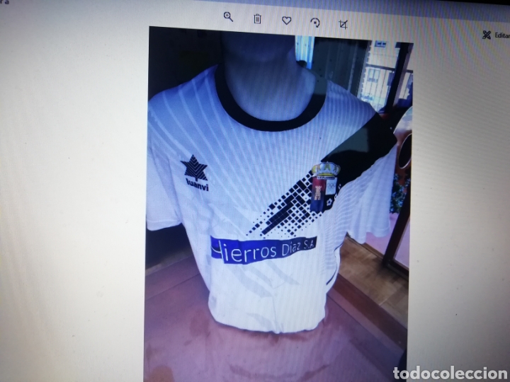 Coleccionismo deportivo: Camiseta up Plasencia. Talla L. Antigua. Luanvi.