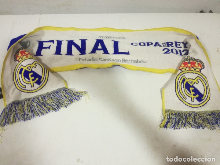 real madrid bufanda scarf football futbol - Compra venta en todocoleccion