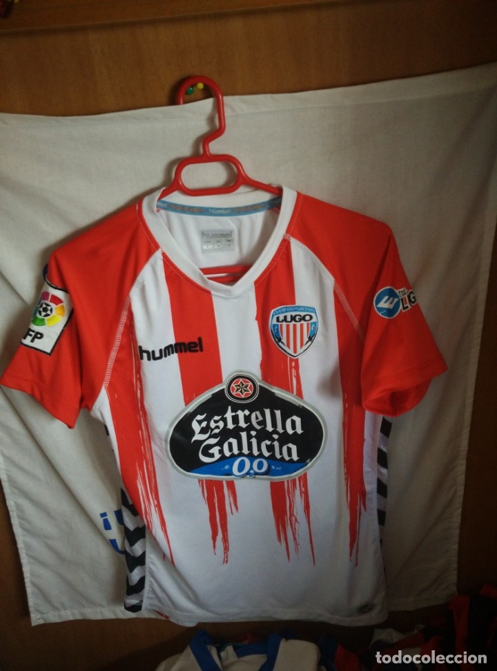 Coleccionismo deportivo: Original | Futbol | Talla S | Camiseta | CD Lugo - 18 Sergio Marcos - match worn