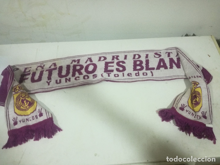 real madrid bufanda scarf football futbol - Compra venta en todocoleccion