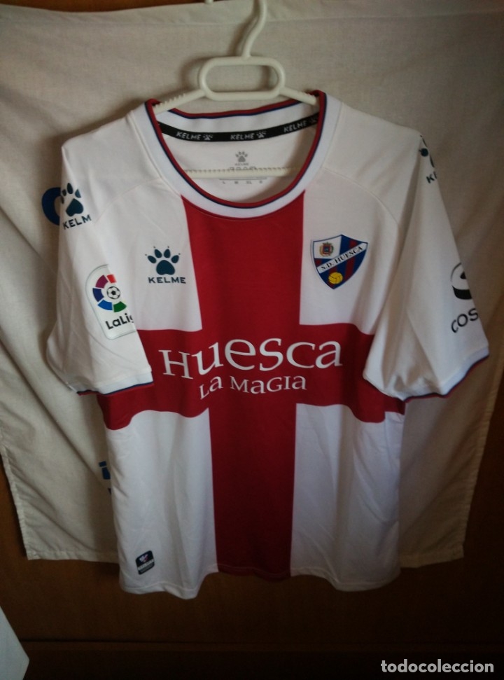 Coleccionismo deportivo: Original | Futbol | Talla L | Camiseta | SD Huesca - 14 Jorge Pulido - match worn