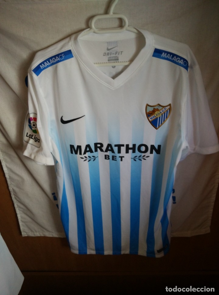 Coleccionismo deportivo: Original | Futbol | Talla L | Camiseta | Malaga CF - 5 Diego Llorente - match worn
