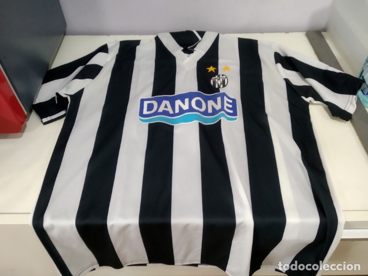 Coleccionismo deportivo: CAMISETA DEL  JUVENTUS DE TURIN   PUBLICIDAD DANONE TALLA XL