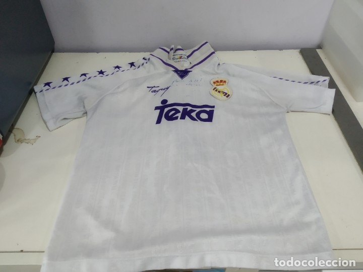 Coleccionismo deportivo: ANTIGUA CAMISETA DEL REAL MADRID  FUTBOL  RAUL  TEKA