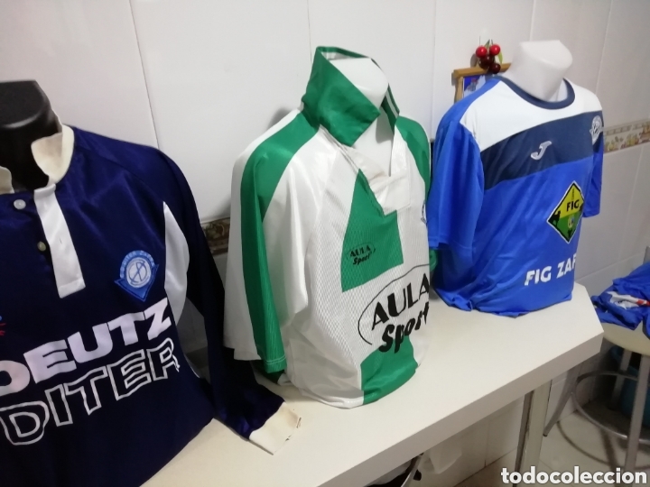 Coleccionismo deportivo: Diter Zafra. 3 camisetas coleccionista. Tallas L. Peculiares.
