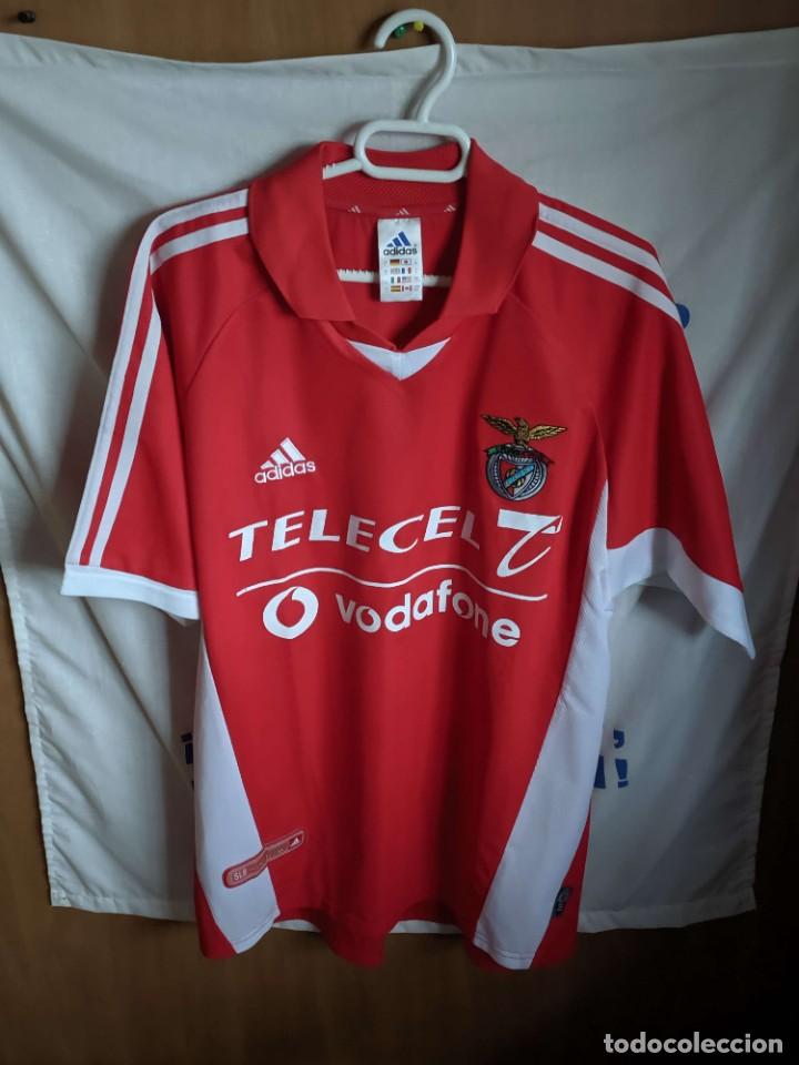Colecionismo desportivo: Original | Camiseta de Futbol | Talla S | Benfica - de los a&ntilde;os 90