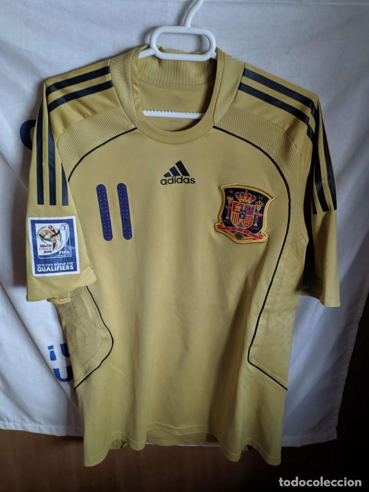 Colecionismo desportivo: Original | Camiseta de Futbol | Talla M | Seleccion de Espa&ntilde;a - Dorsal 11 - match worn